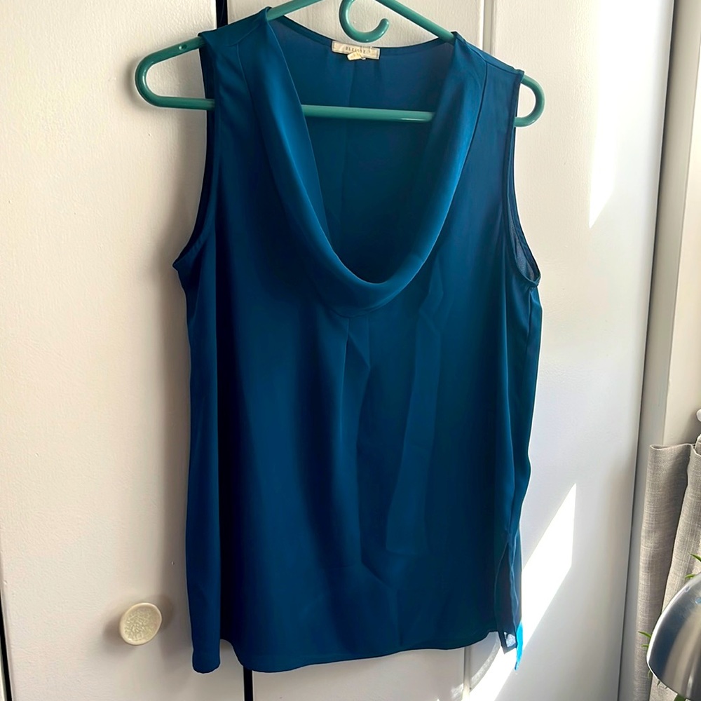 Brand new silk blend top.  Pleione size small.